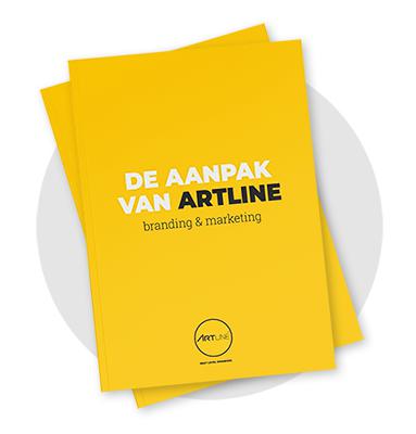 brochure de aanpak van Artline - branding en marketing